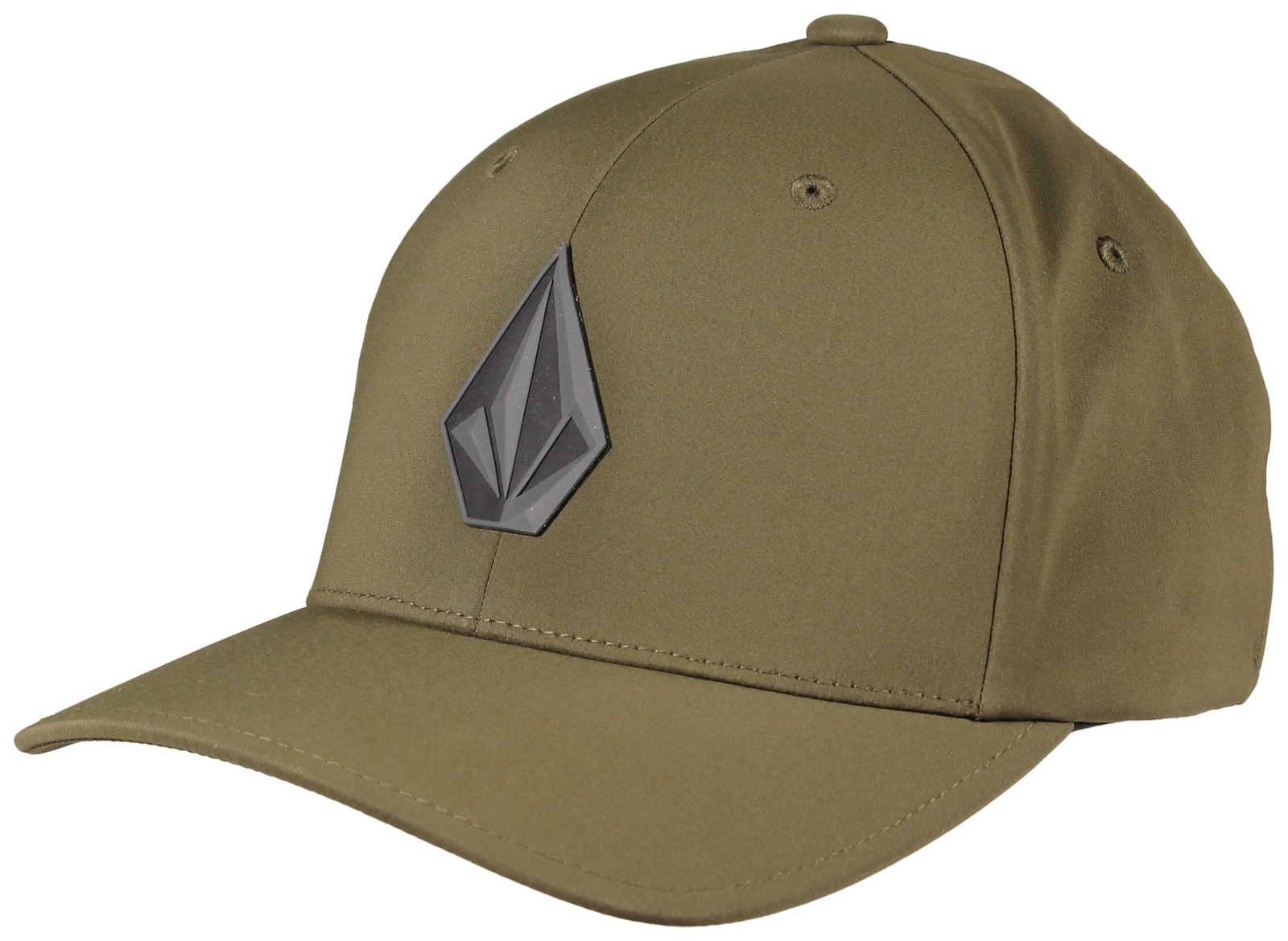 Volcom Stone Tech Delta Flexfit Hat – Squadron Green – New