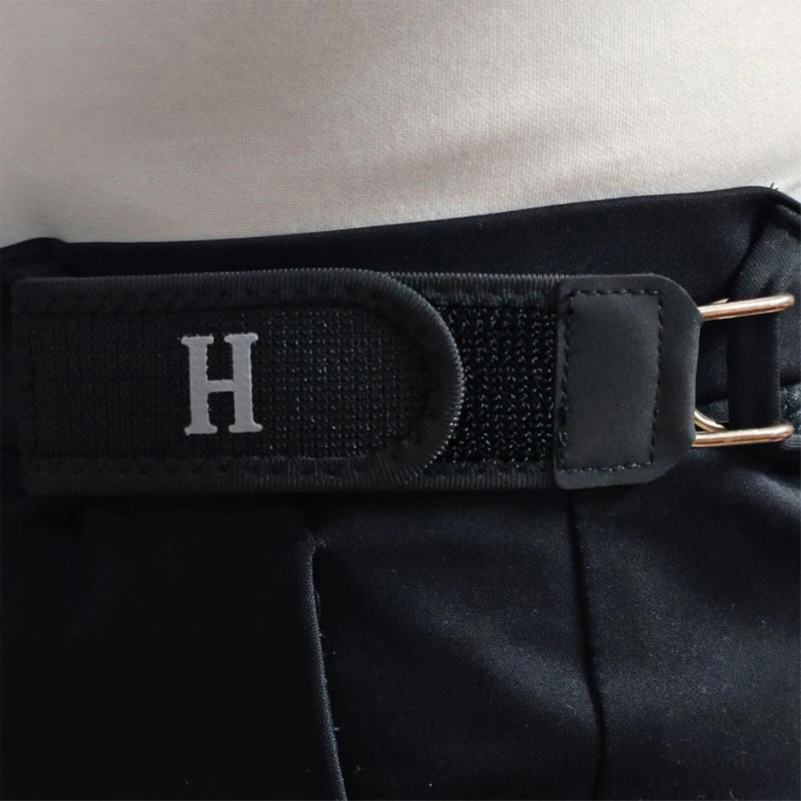 Tactical Metal Hook Elastic Belt Unisex Buckle,Less Invisible Waist Belt Closure