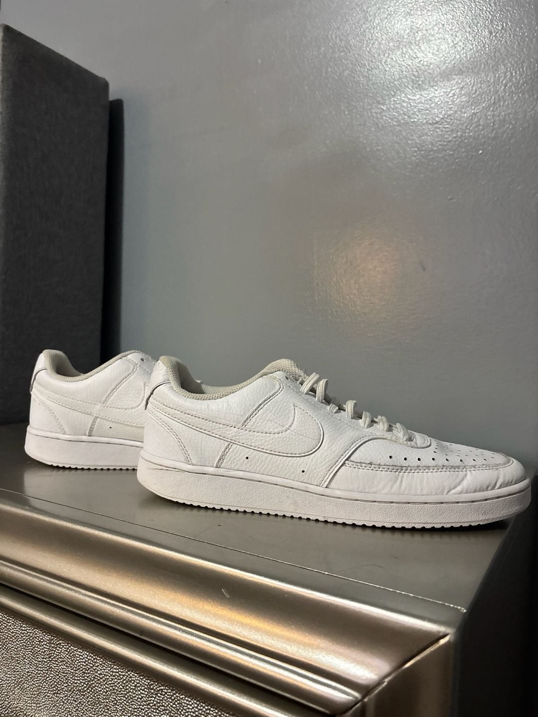 Nike Court Vision Low Next Nature Triple White