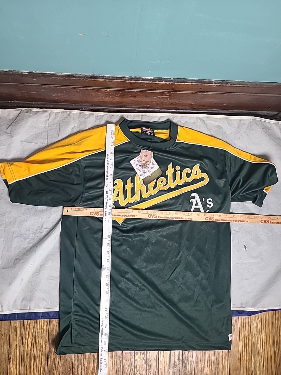 Oakland Athletics A’s Shirt Men’s Large L MLB Stitches NWT Embroidered Logo