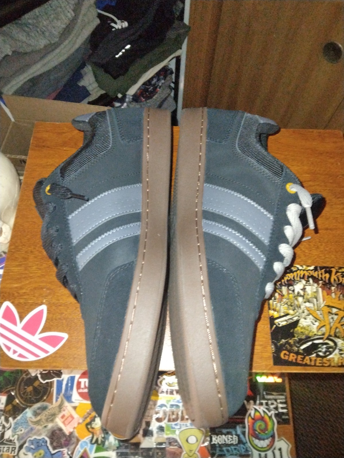 DVS Shoes Milan St Black/Gray Gum – 11 (Skateboard Shoes)