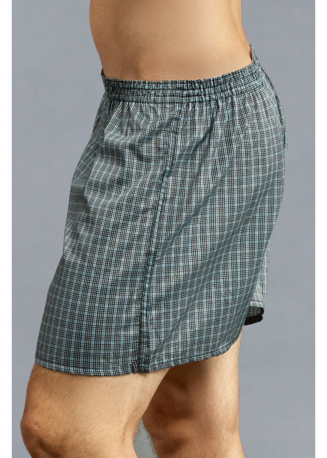 Men Boxer Trunk 3 6 Pack Lot Plaid Shorts Checkered Underwear Briefs S M L XL 2X