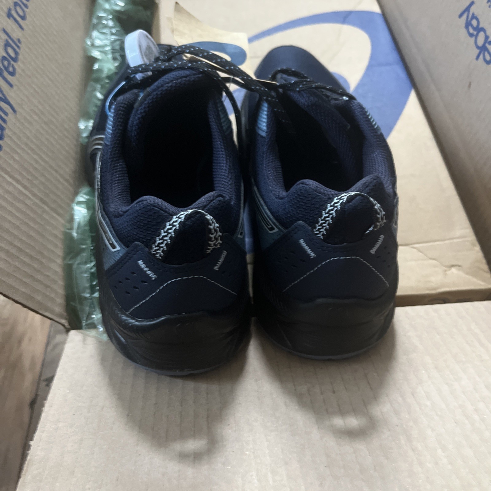 ASICS Gel-Venture 9 Shoes Mens Size 8.5 Blue Black Trail Running Mesh