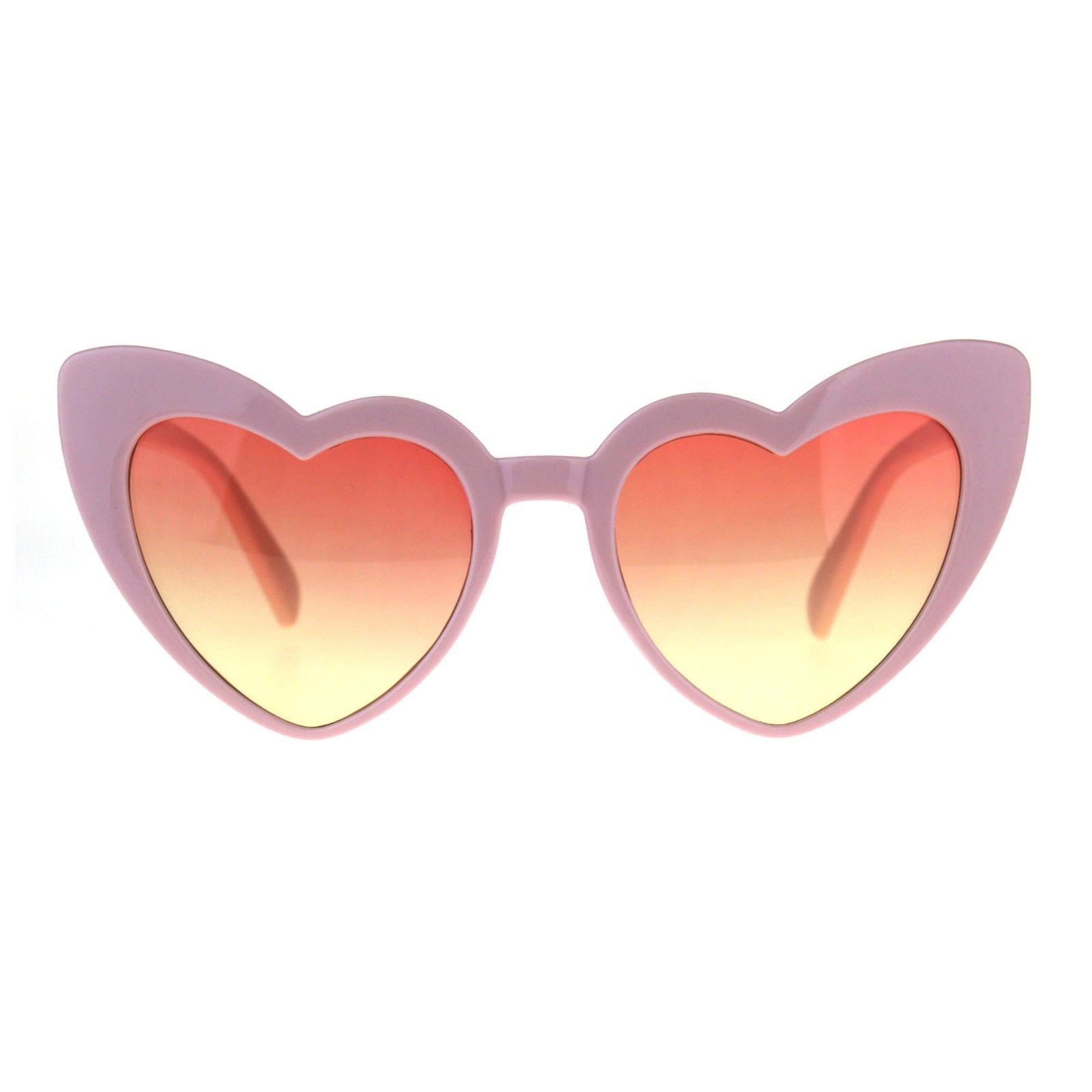 Cateye Heart Shape Sunglasses Womens Cute Lolita Fashion UV 400