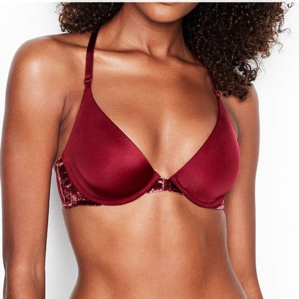 VERY SEXY Velvet Lightly Lined Plunge Bra