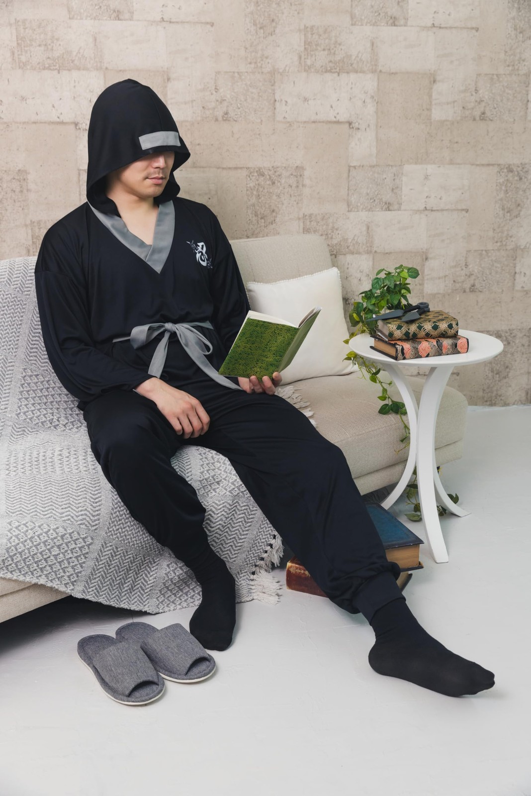 Cosplay Halloween Lounge Ninja Wear Unisex 3L Black
