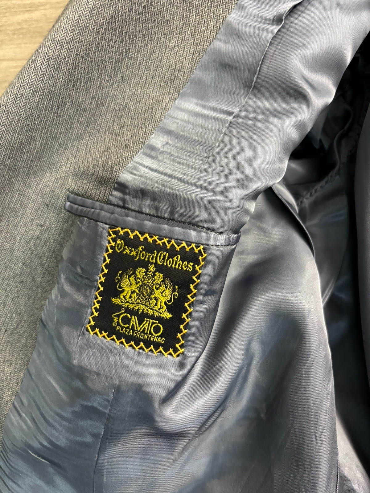 Oxxford Kenilworth Super Worsted 2 Piece Suit Size 42 Gray Pants 34×30