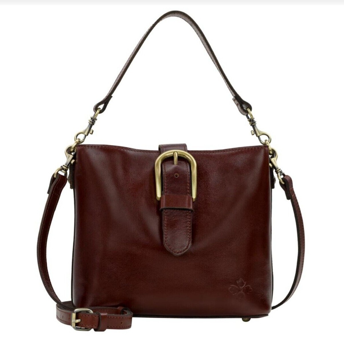 Patricia Nash Irving Leather Satchel with Crossbody Strap CHOOSE COLOR from menu