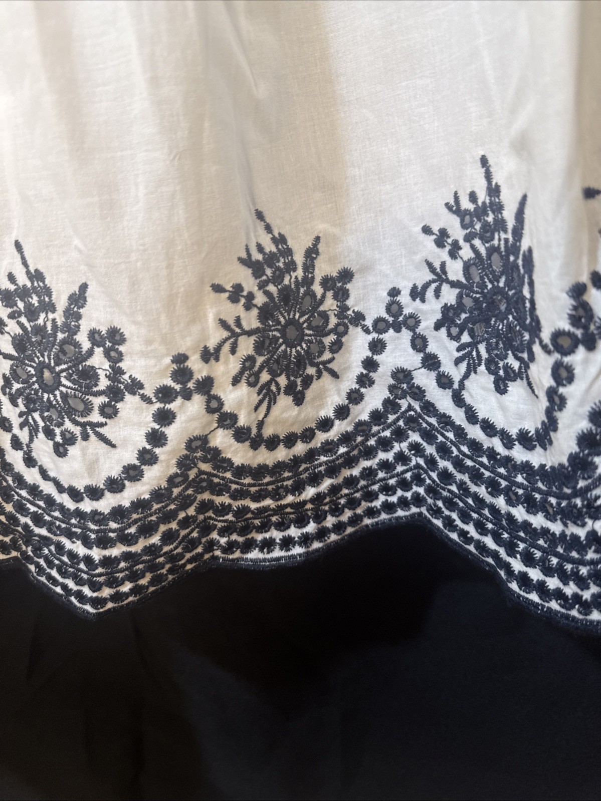 Myra Bag XL Beautifully Embroidered Sleeves & Bottom Shirt