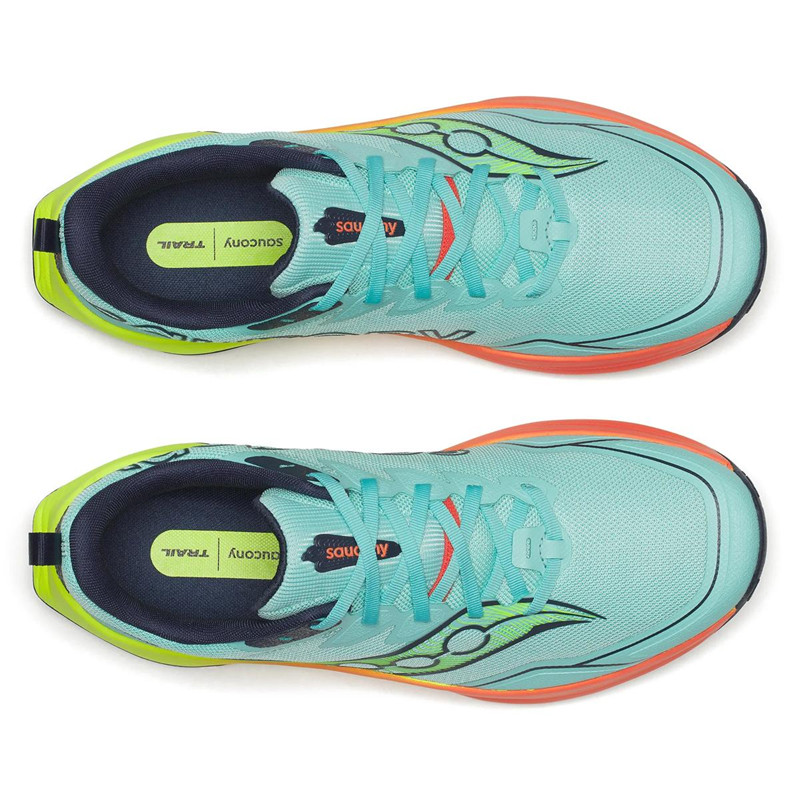 Saucony Peregrine 16 Splash/Citron Trail Running Shoe Mens US Sizes 7-15 NIB