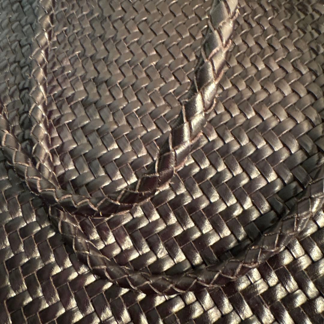 Dragon Diffusion leather mesh tote black shoulder bag