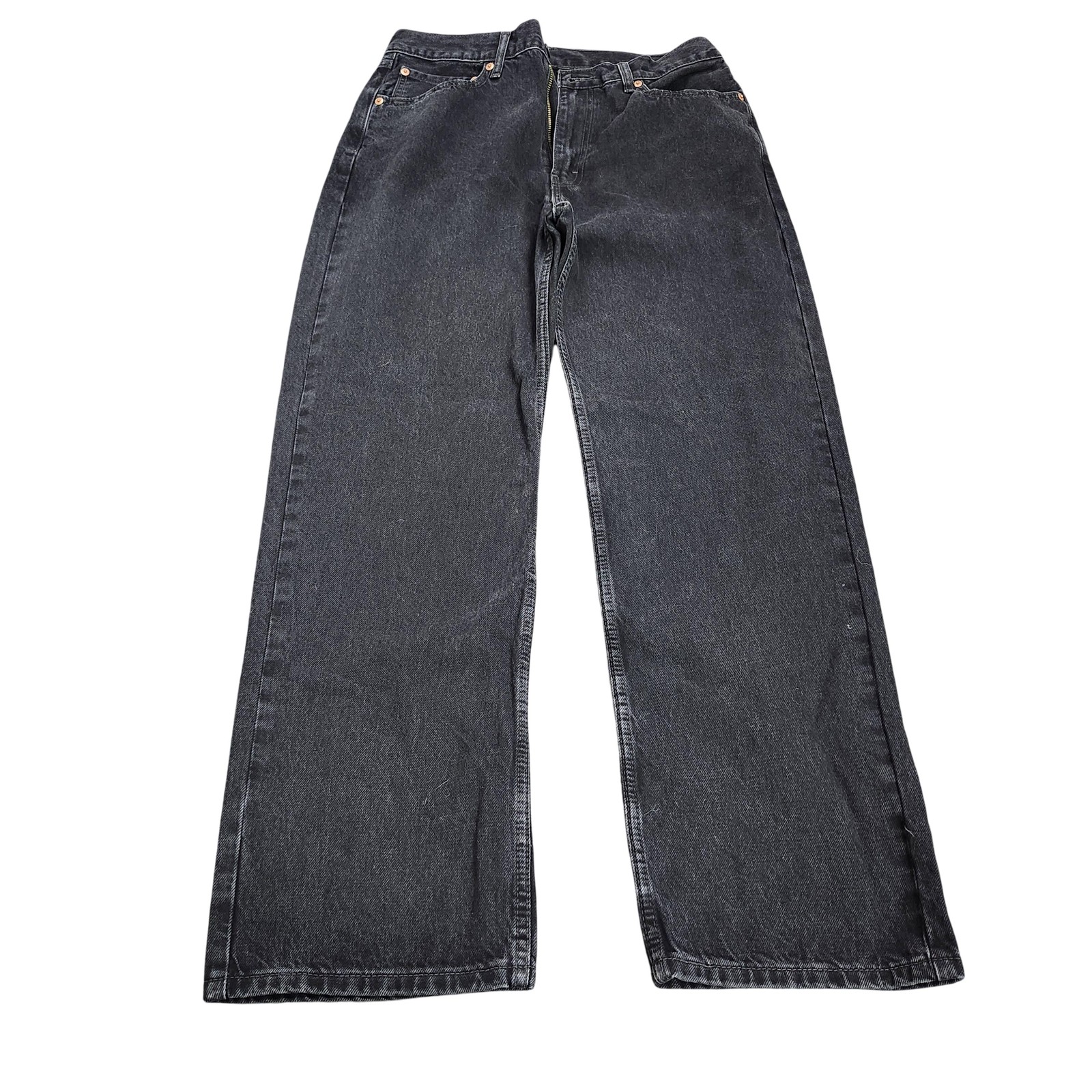 Levis 565 Jeans Mens 32×30 Black Dark Wash Relaxed Straight Leg Denim Pants
