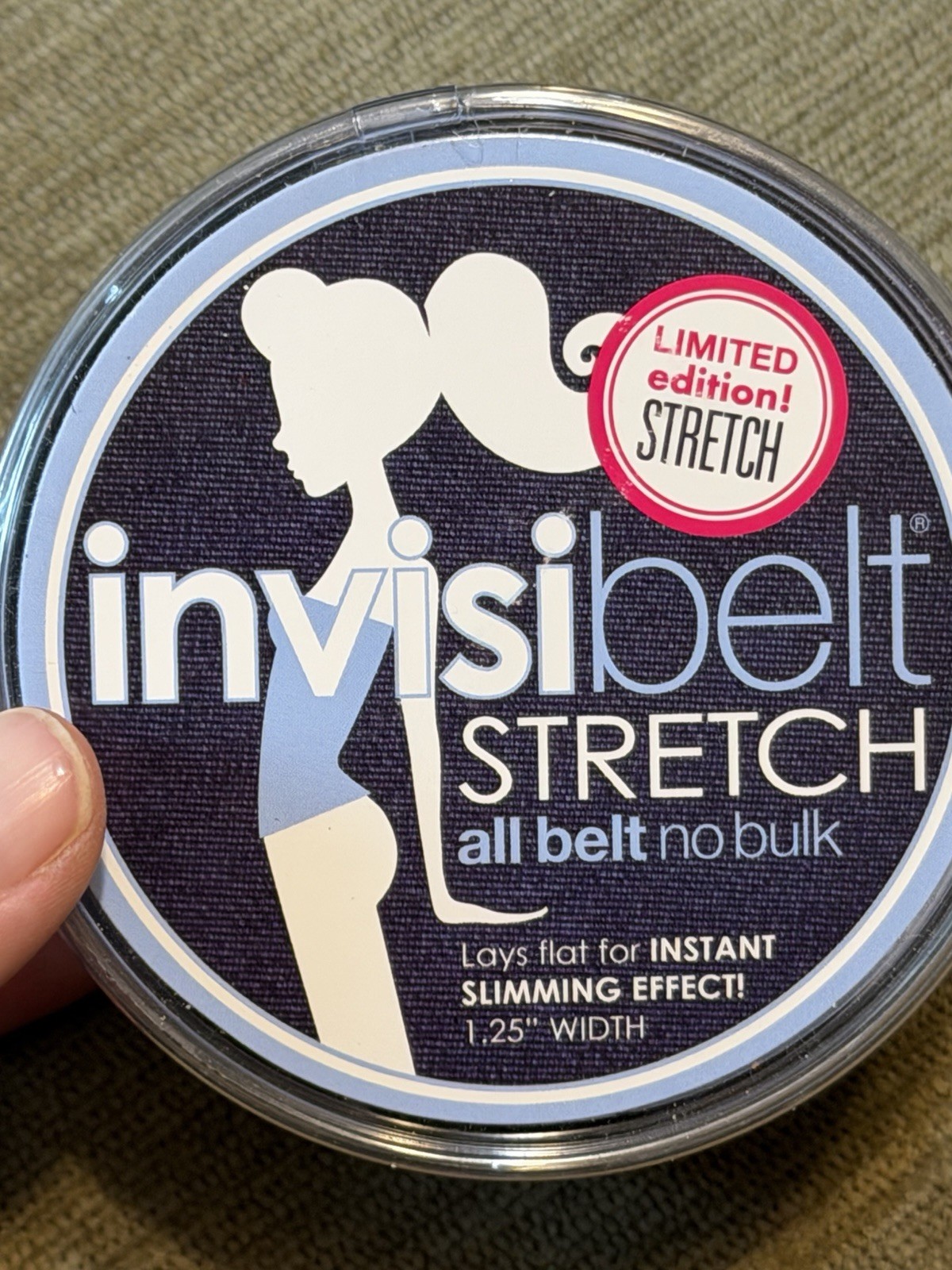 Invisibelt no bulk instant slimming Stretch DENIM Women’s 1-1/4″ Wide Fits 0-16