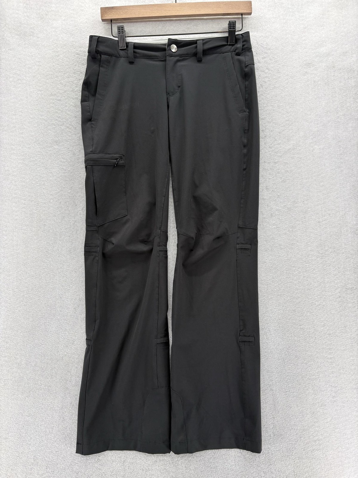 REI Co-op Sahara Cargo Pants Womens 0 Petite Black UPF Sun Protection DWR Hiking