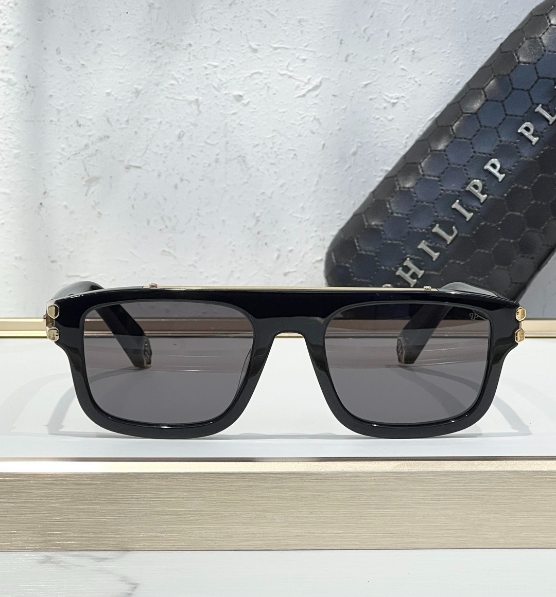 PHILIPP PLEIN VPP021 Sunglasses Unisex – Size 53□20-145