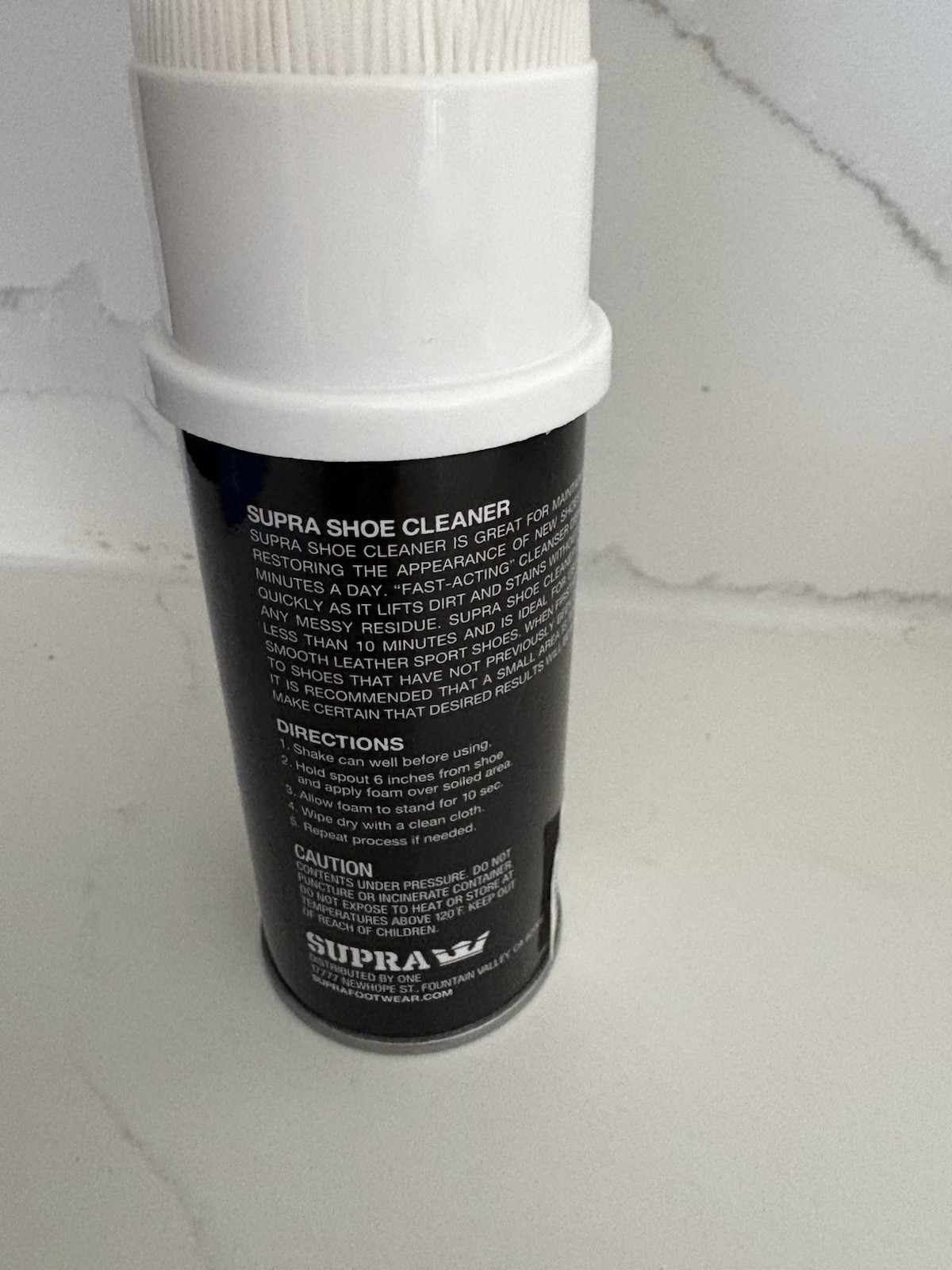 Supra Shoe Cleaner Foam Brush Applicator 5.5oz Sneaker Cleaner New NOS