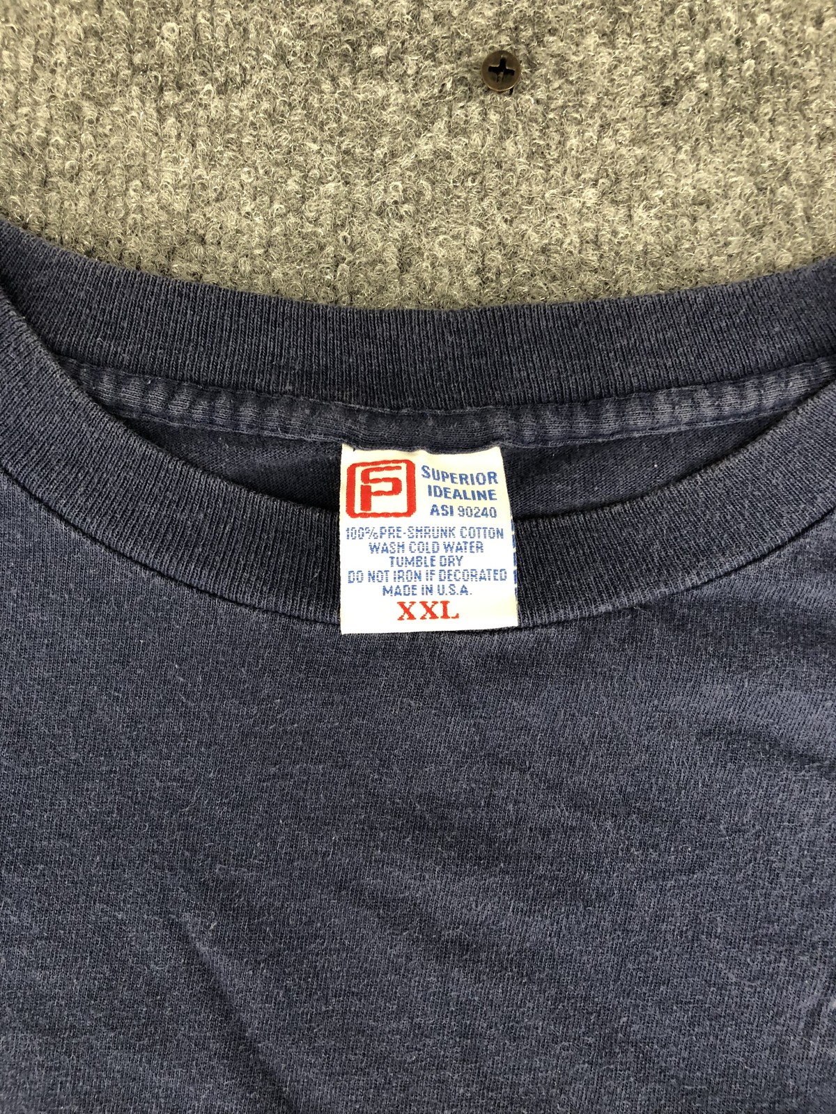 Vintage Superior Idealine Shirt Mens 2XL New York Embroidered USA 90s