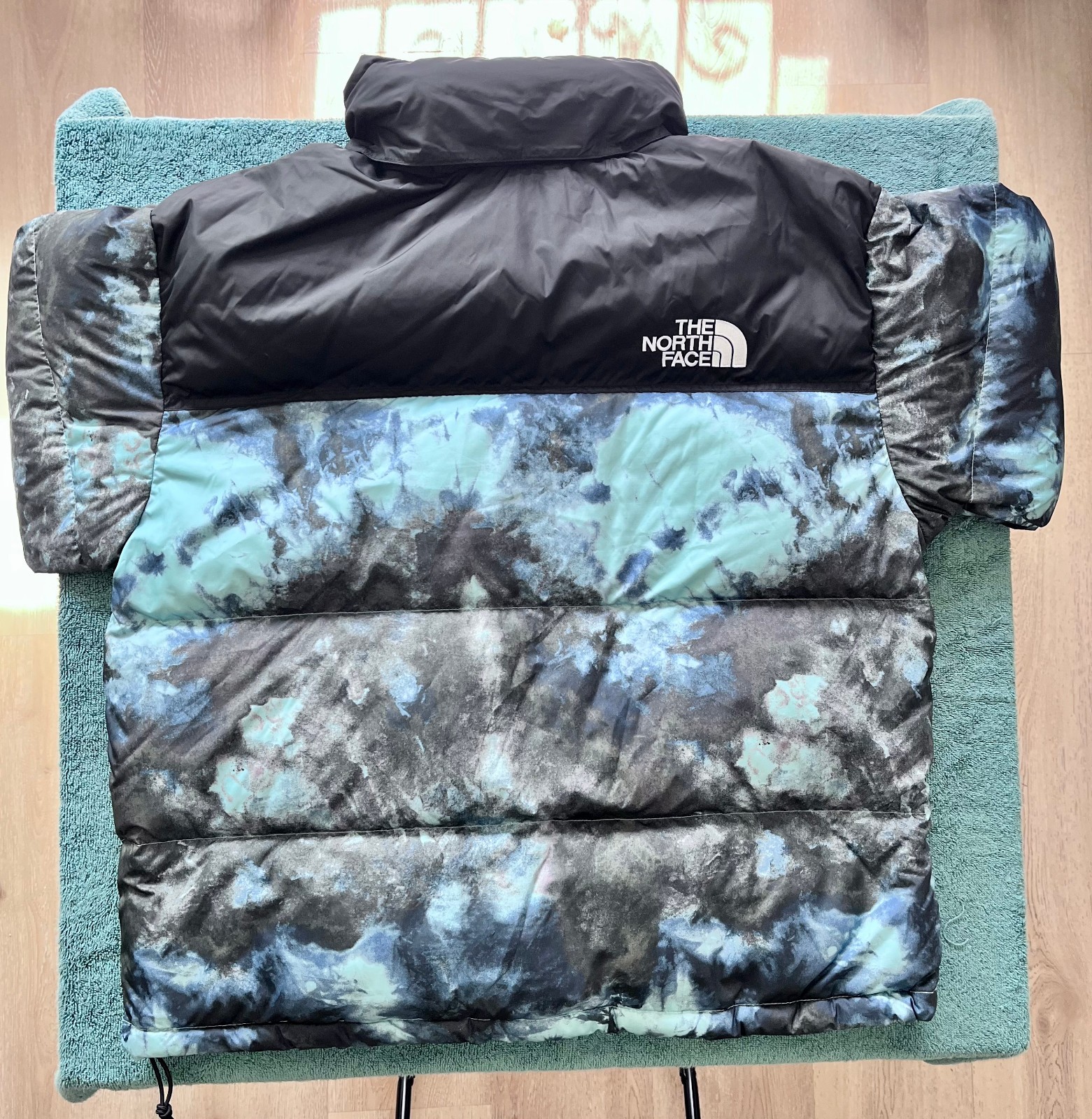 The North Face: Men’s 1996 Retro Nuptse Jacket – Wasabi Ice Dye [Large; Used]