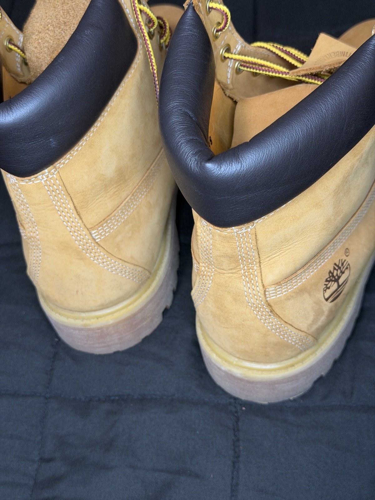 Timberland Men’s Premium 6″ Waterproof Boots, Wheat Nubuck, Size 10 M