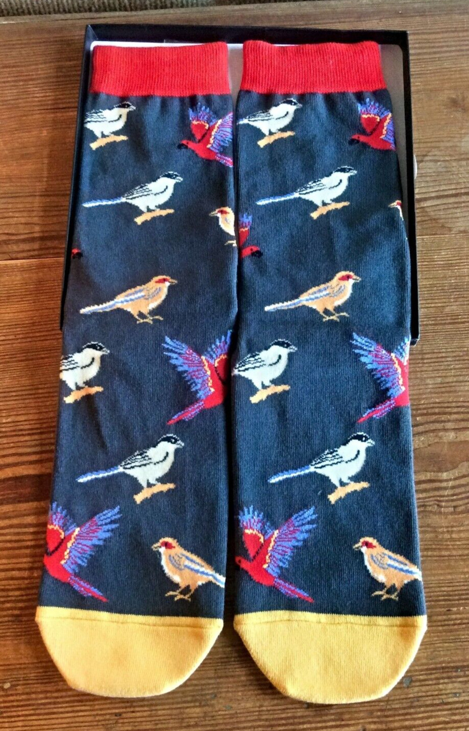 HappyPop Unisex Socks Gag Funny Gift If I Was A Bird I Know Who I’d Poop On NIB