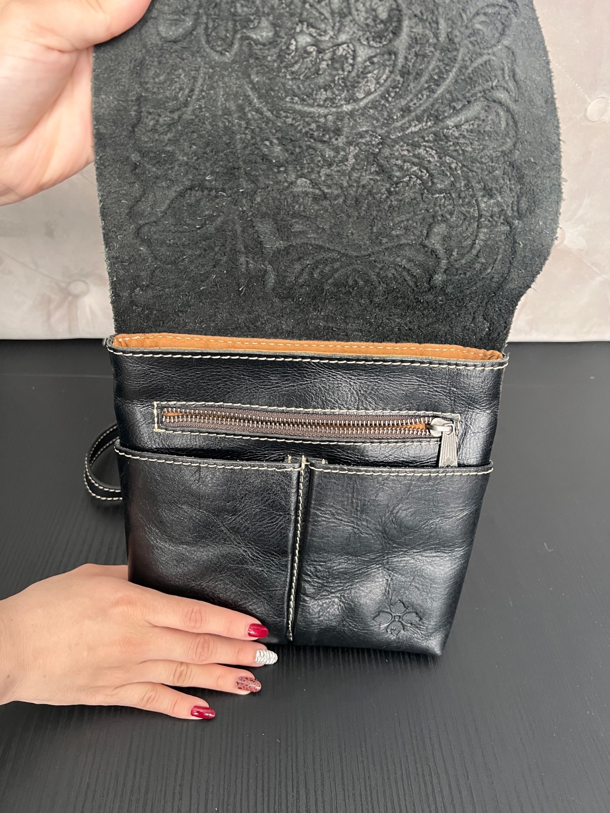 patricia nash handbag crossbody black