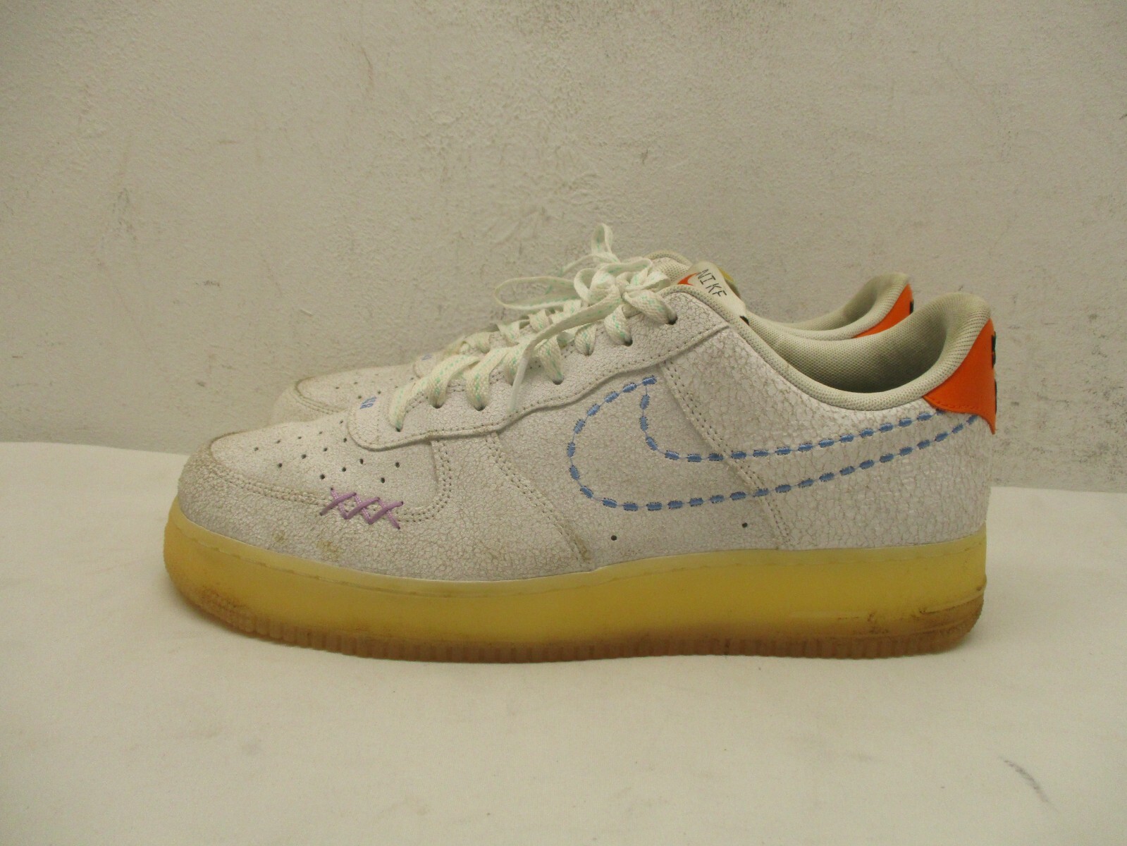 Nike Air Force 1 Low White University Blue 101 Mens Size 13 Athletic Sneakers