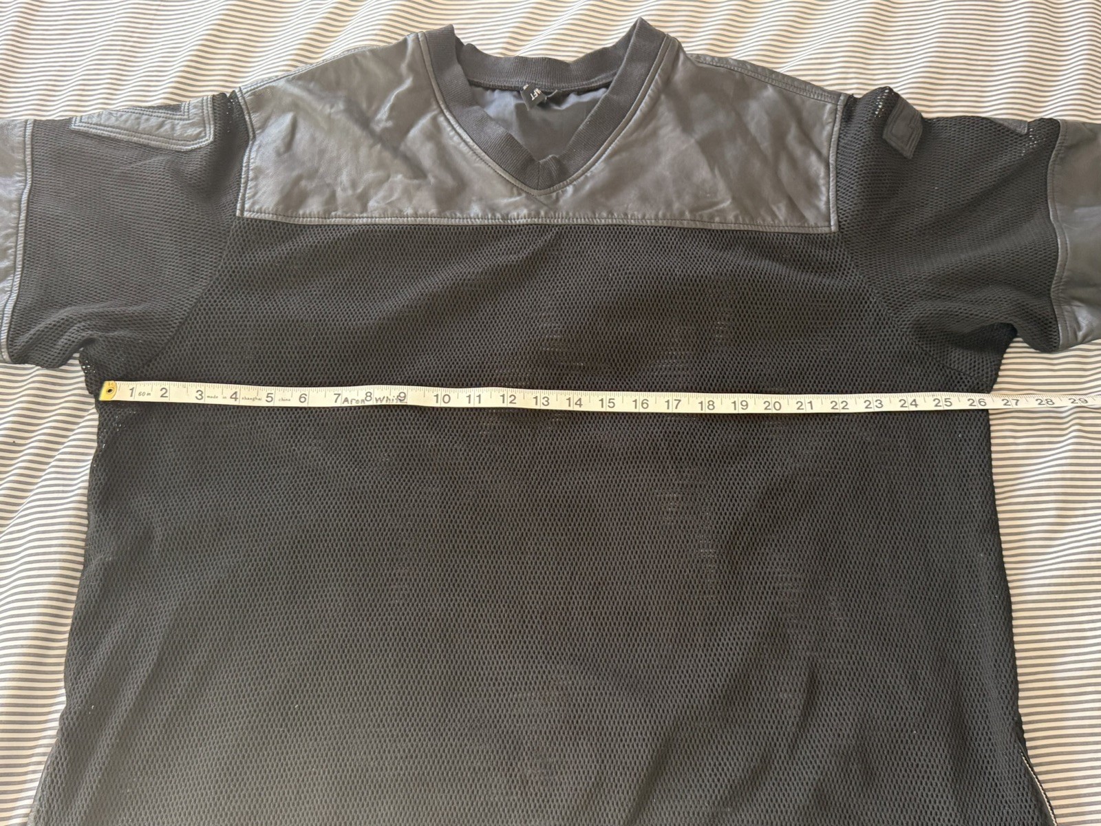 Skingraft Leather & Mesh Unisex Top Jonny Cota SS 2014 Runway Look Vintage