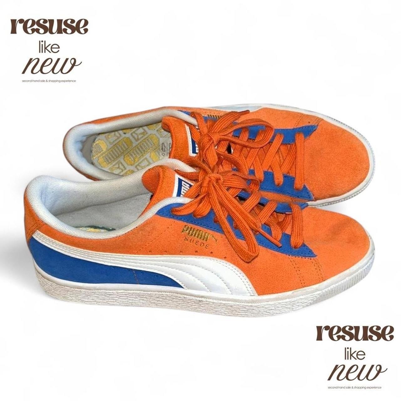 Puma Suede Classic Orange Sneakers