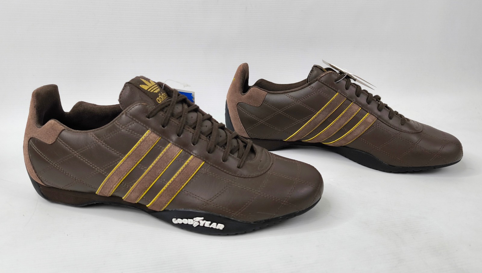 Adidas Tuscany LEA Shoes EUR 47 1/3 UK 12 2004 Suede Leather Brown 044867