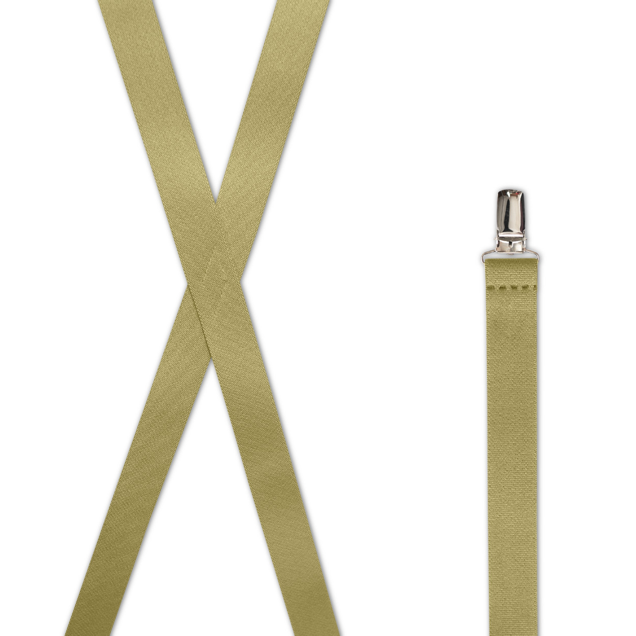1″ Wide Suspenders with Strong Clips. Many Colors & Lengths. MADE IN USA