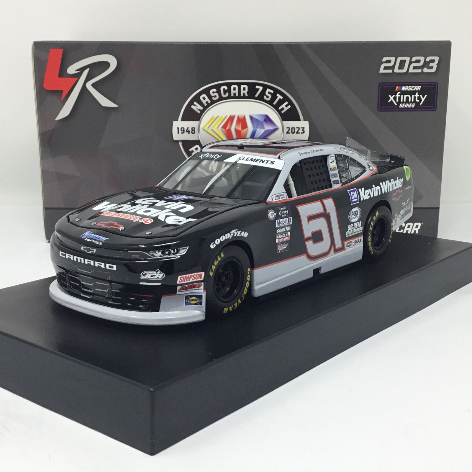 Jeremy Clements 2023 Kevin Whitaker Chevrolet 1:24 Diecast