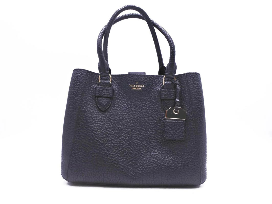 kate spade Leather 2WAY Shoulder Hand Bag Black geb9 for Women USED Used Vintage