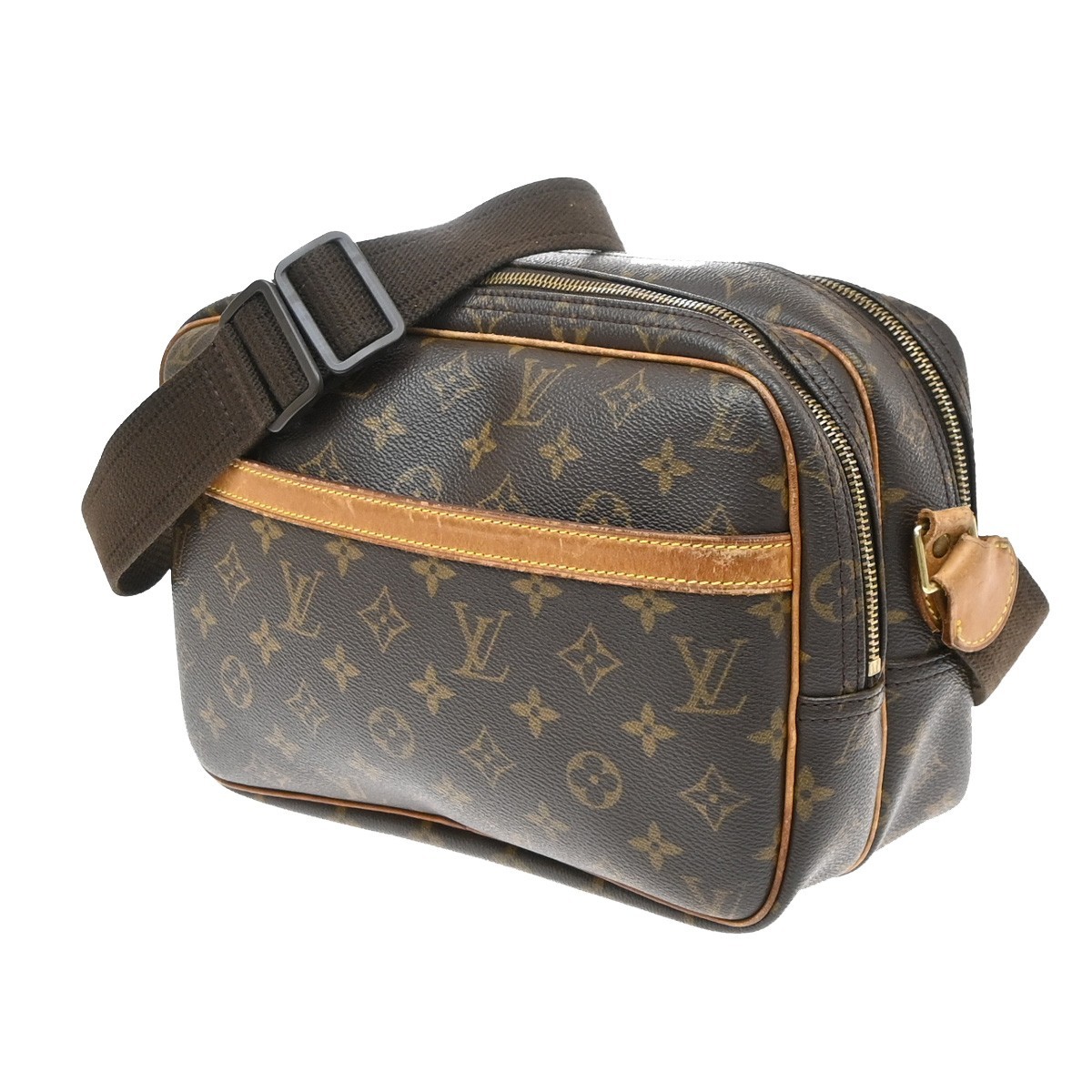 LOUIS VUITTON Reporter Crossbody Shoulder Bag Monogram Leather BN M45254 35SA260