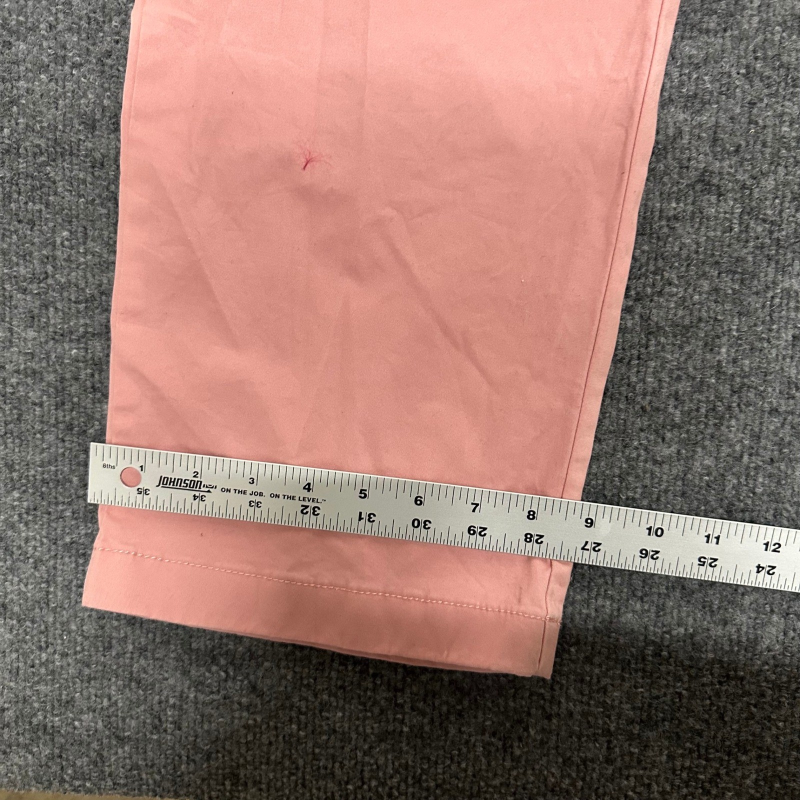 Tommy Hilfiger Chino Pants Mens Size 40/32 Pink THFlex Custom Fit Slim Leg