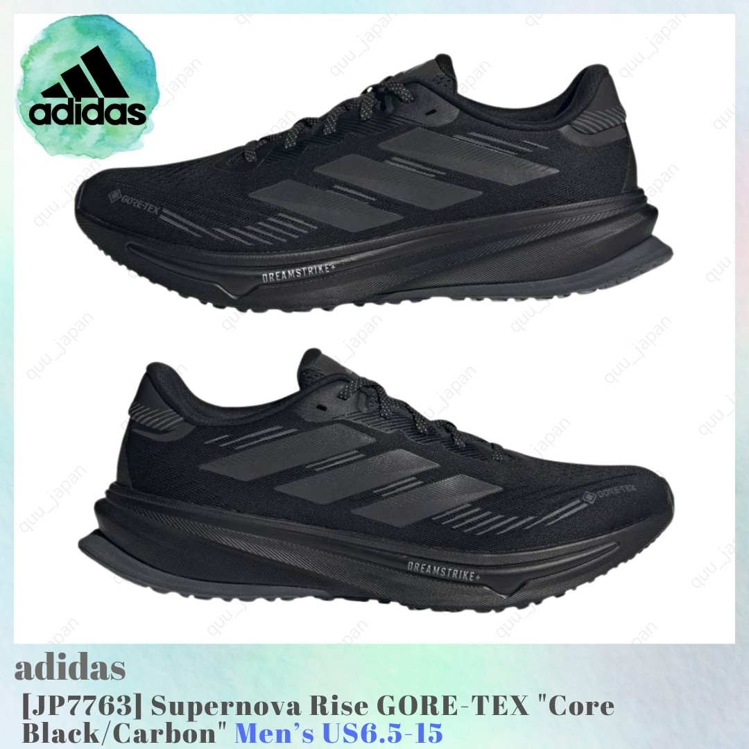 adidas Supernova Rise GORE-TEX Core Black / Carbon JP7763 Men’s US6.5-15 NEW