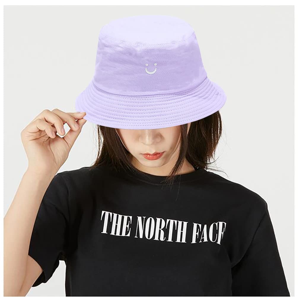Unisex Bucket Hat Beach Sun Hat Aesthetic Fishing Hat for Men Women Teens