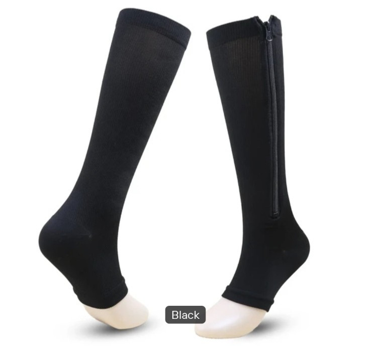 compression stockings with zip