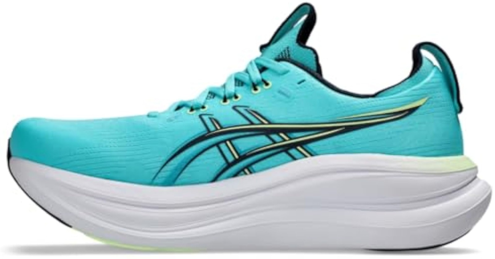 ASICS Men’s Gel-Nimbus 28 Running Shoes, 12.5, Energy Aqua/Midnight – Energy Aqu