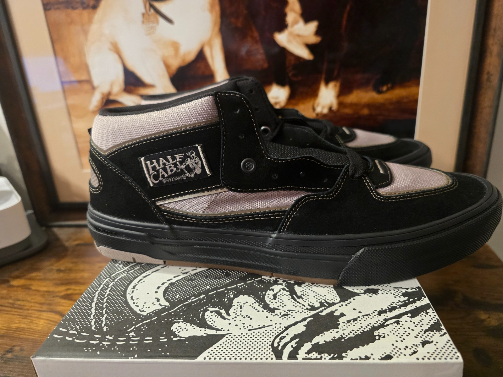 Vans Skate Half Cab Wafflecup Black Peyote VN000D9ZOUK Men’s US SIZE 10.5 NEW