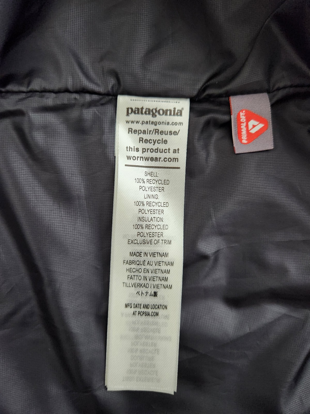 Patagonia Nano Puff Jacket Men’s Size XL New With Tags Black