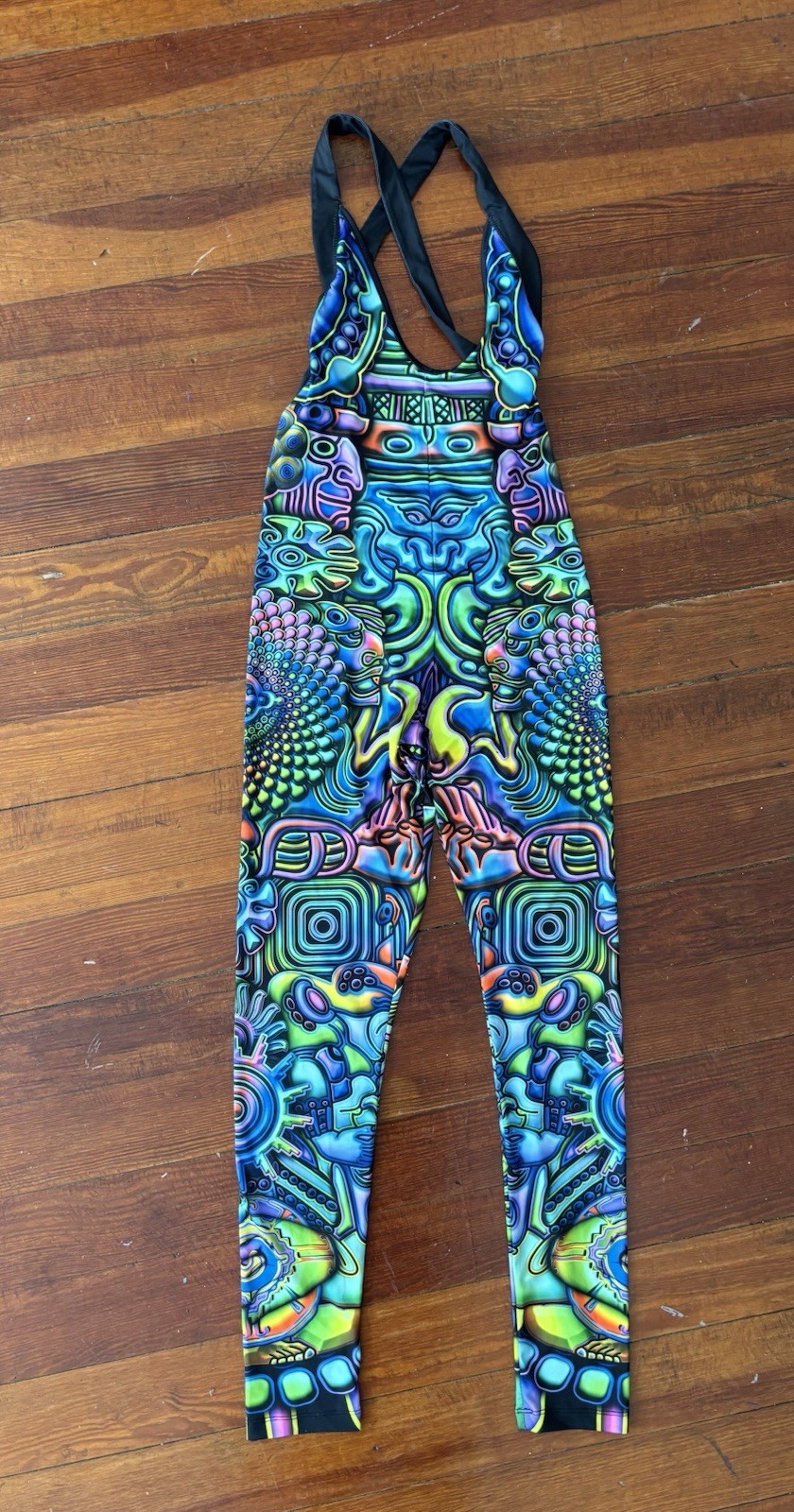 Psychedelic One Piece UV reacting/Glow in the dark Size S/M