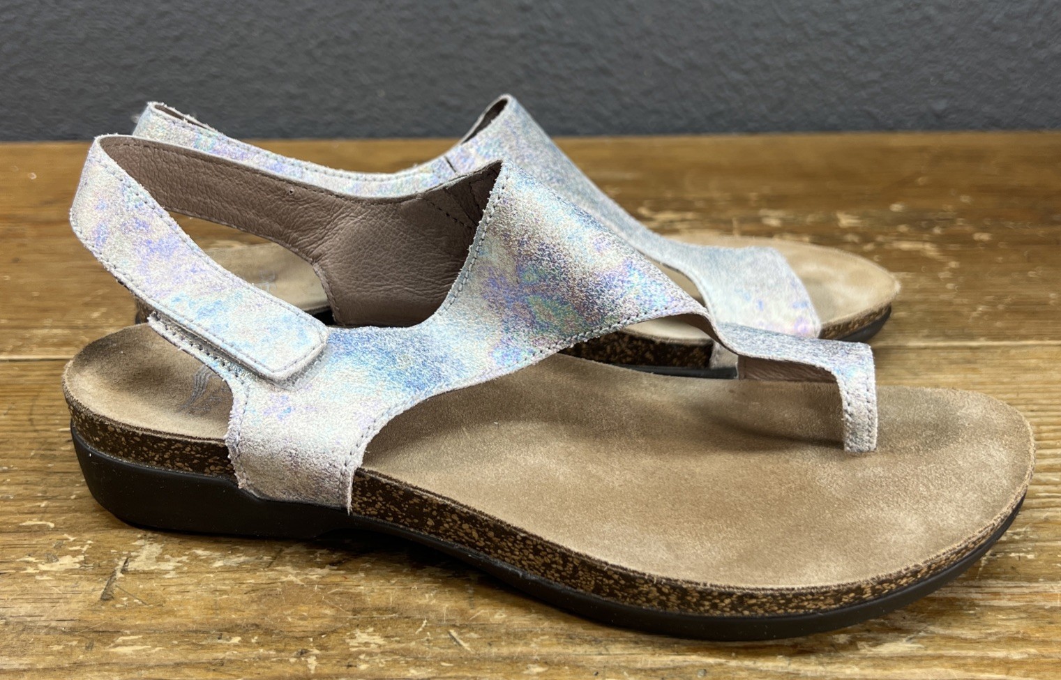 Dansko Women’s Reece Metallic Slingback Sandals Size 37 US 6.5