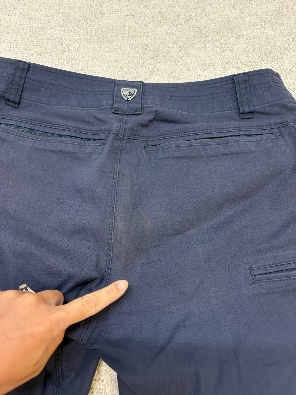 Kuhl Resistor Lite Chino Pants Men’s 31×30 Navy Blue Hiking Outdoor