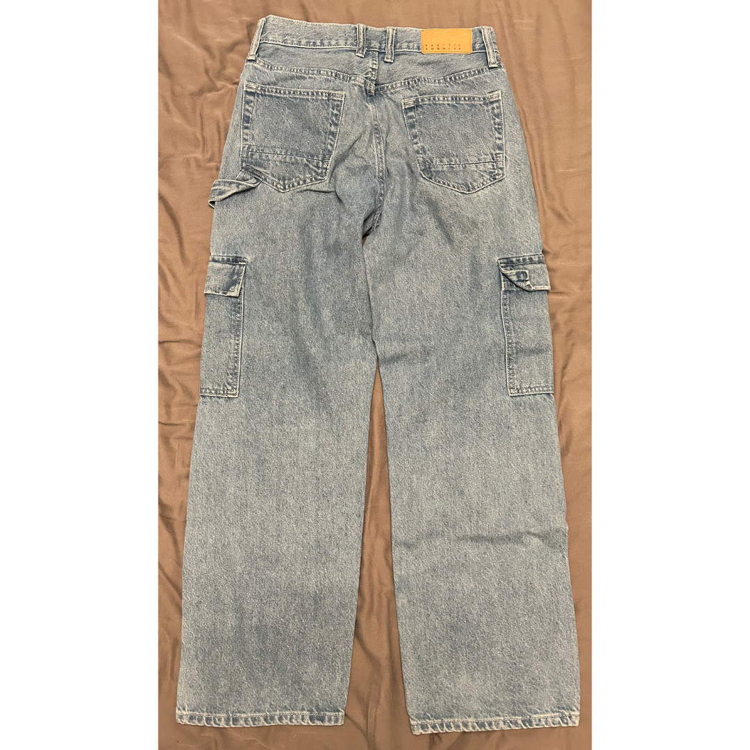 PacSun Blue Cargo Jeans Men’s 28×30