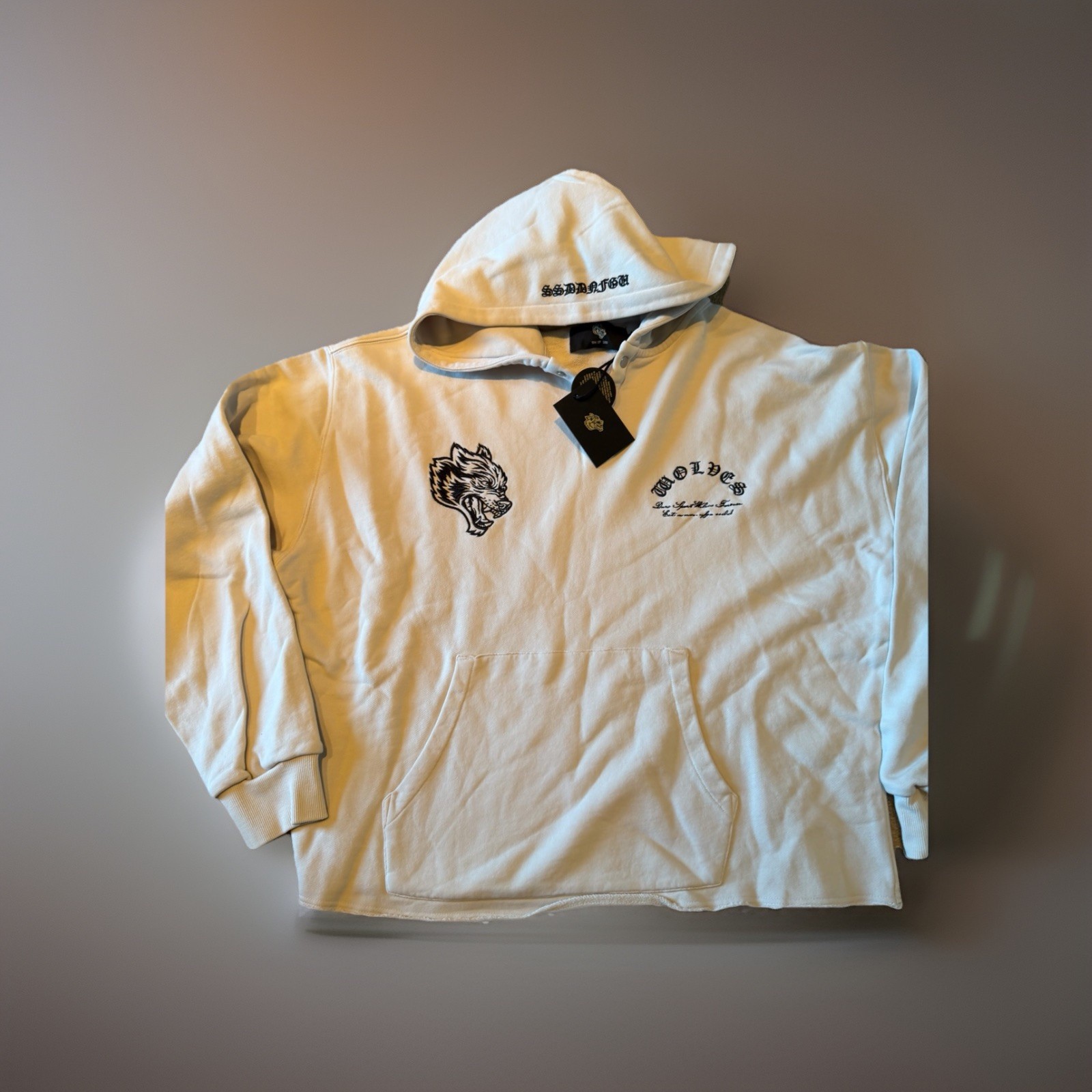 Darc Sport SSDAGFCH hoodie with black embroidery Size L. VERY LIMITED. BRAND NEW