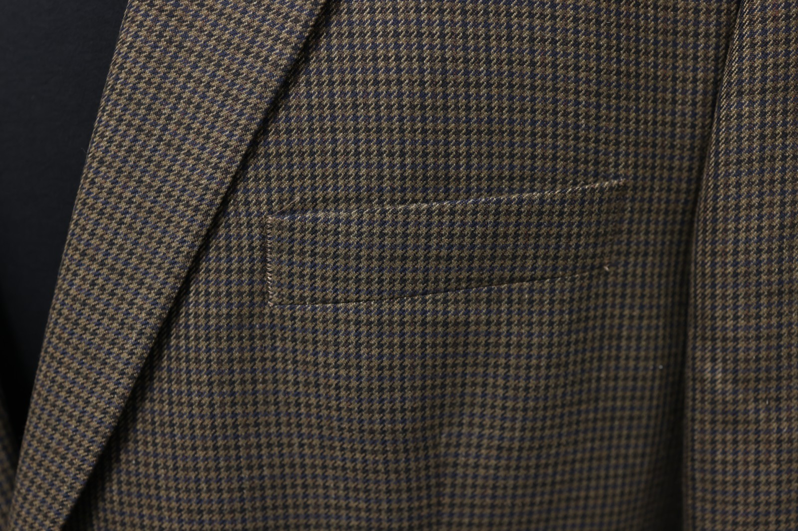 CHAPS mens brown multicolor HOUNDSTOOTH sport coat suit jacket blazer 46 R