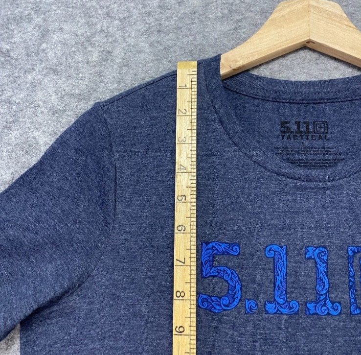 5.11 Tactical T Shirt Womens Large Navy Heather Tee BNWT