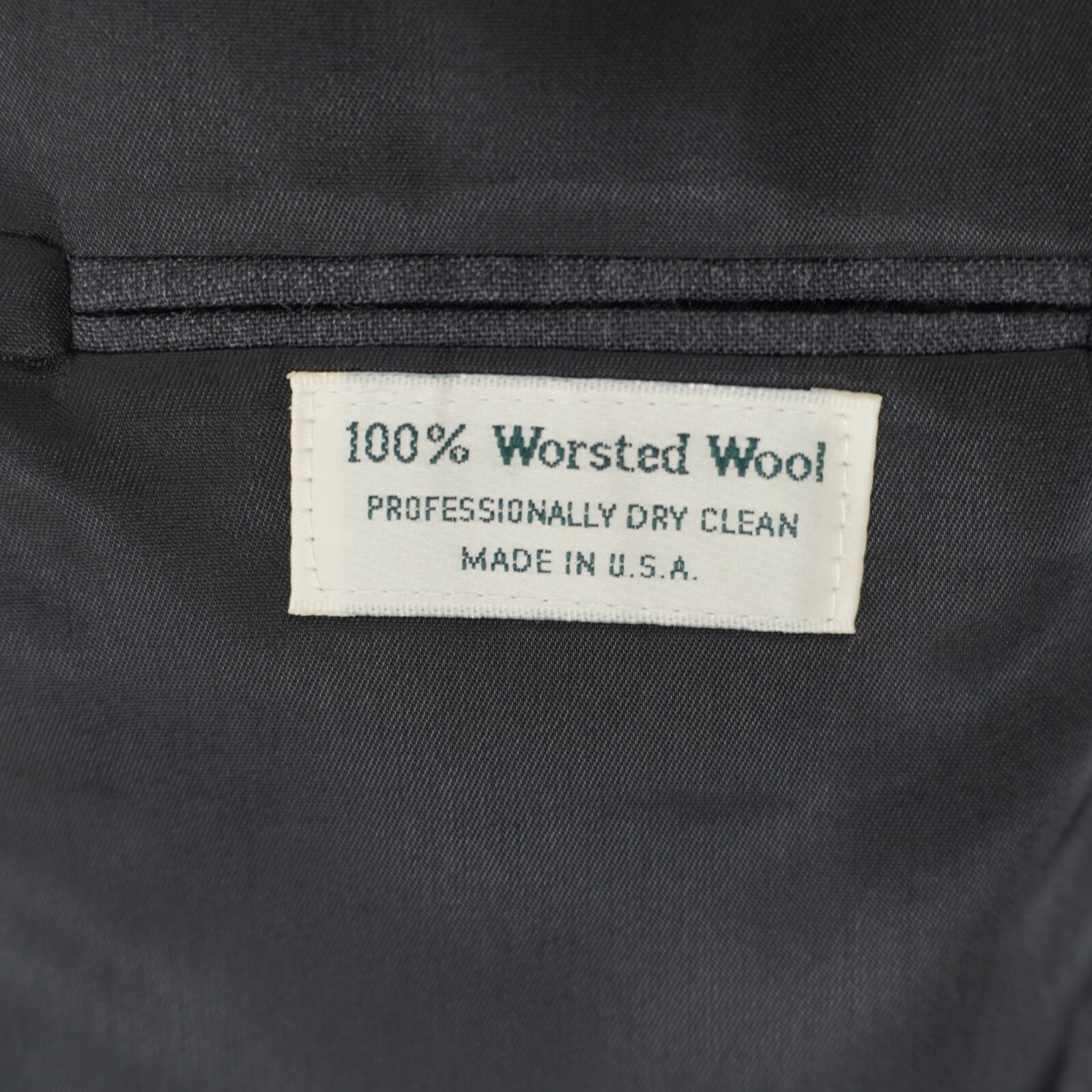 Tailors Row Deansgate Worsted Wool Gray USA 2 Button Blazer Sport Coat 42L