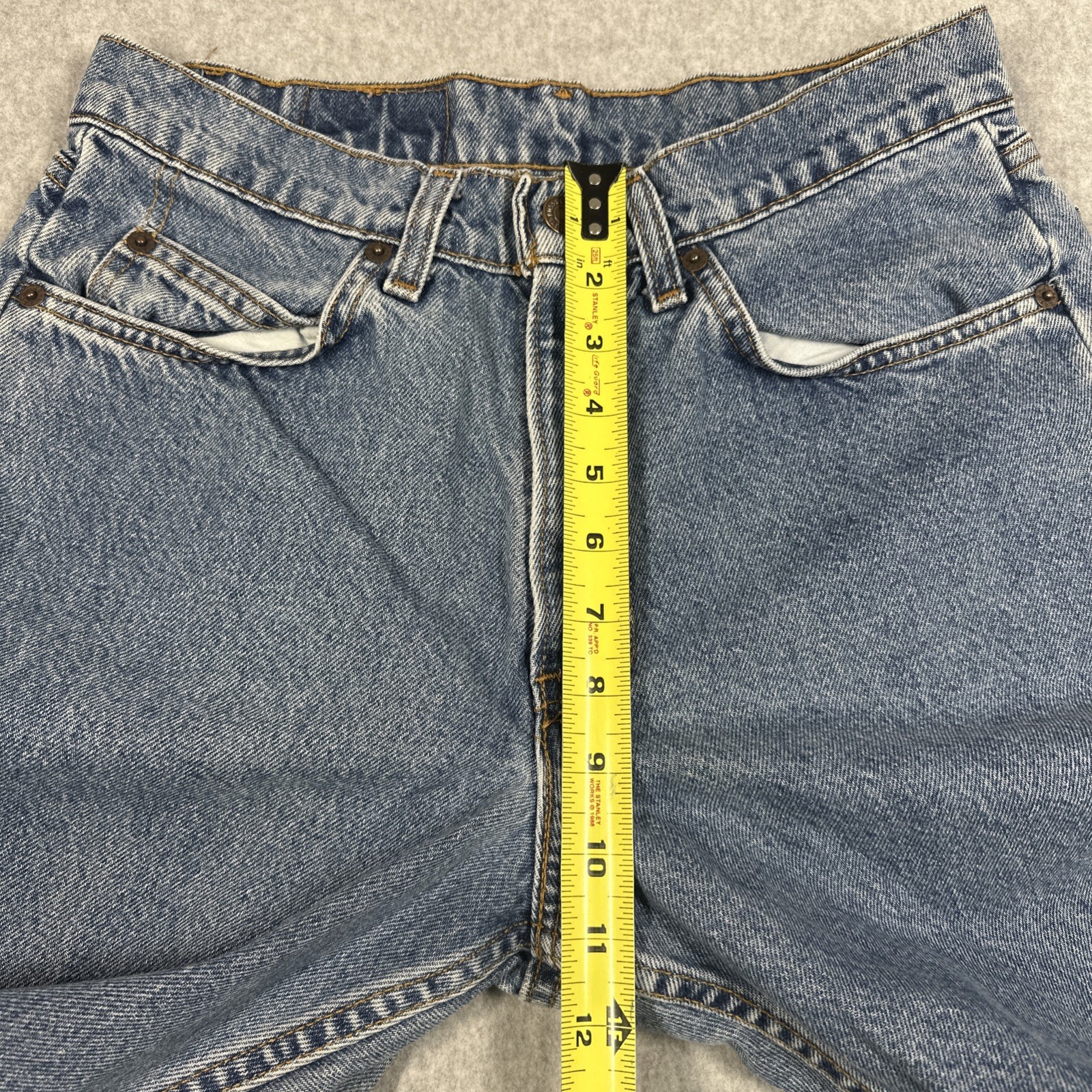 Vintage Levis 565 Wide Leg Loose Jeans 30×28 Orange Tab Made in USA