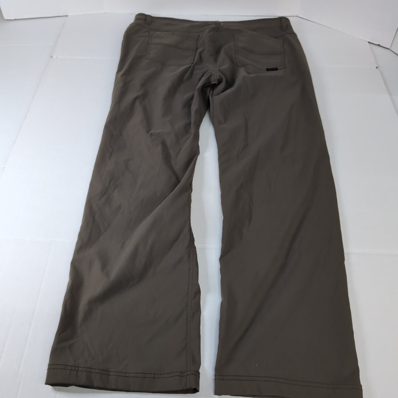 Prana Mens Sz 38 Slim Fit Stretch Nylon Polyester Cargo Pants Green